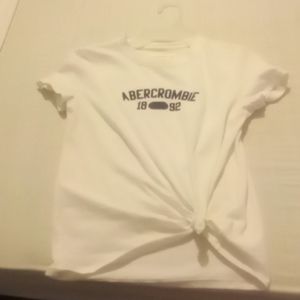 Kids white Abercrombie shirt